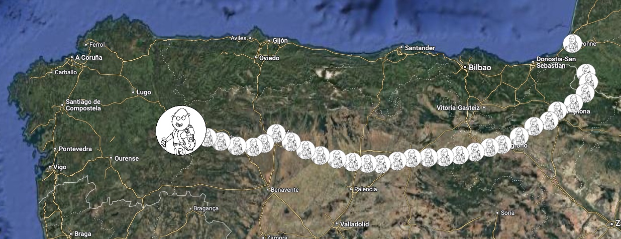 el camino map